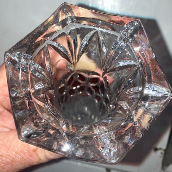 Rare Echt Bleikristall footed vase. - Picture 7 of 7